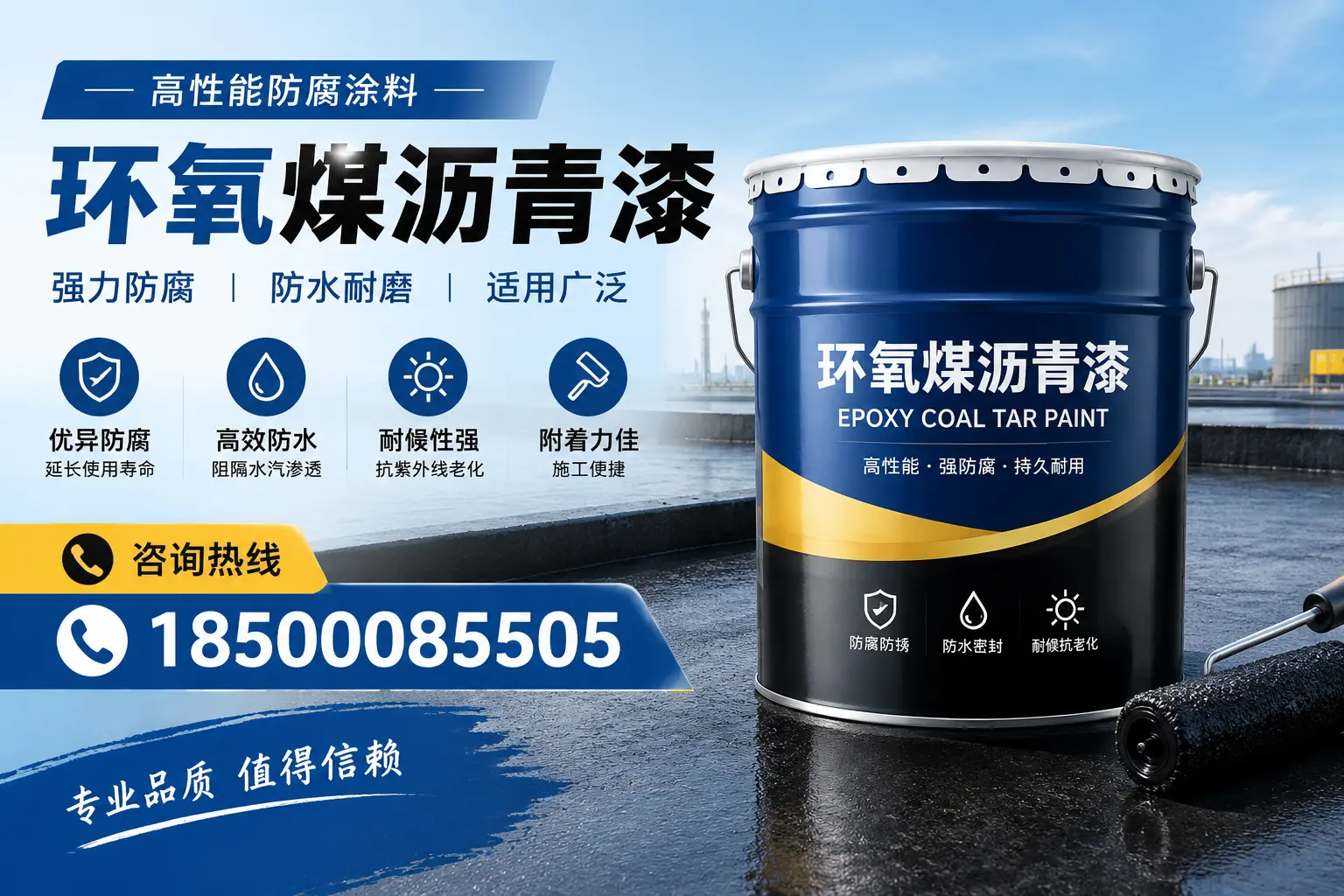 环氧煤沥青漆的主要成分与功能，池州用户深度了解